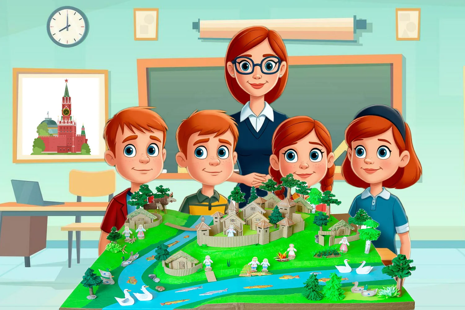 Педагогический маршрут по Москве, от урока к городу