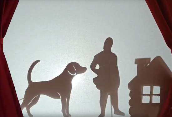 Театр теней "Как собака себе товарища искала"
